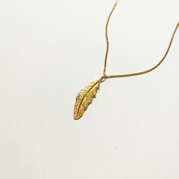 Feather pendant - Christy-Anne Jewellery