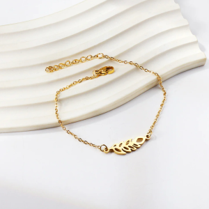 Single leaf bracelet